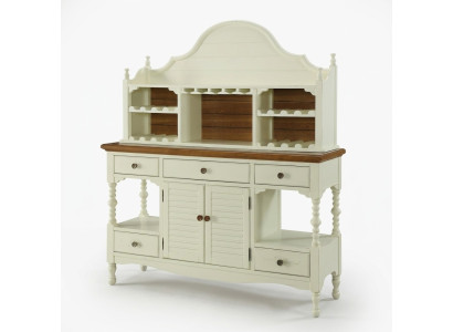 Classic wooden sideboard, country style furniture, cabinet, dresser, sideboards, cabinets.