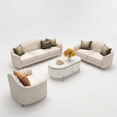Sofa set 3+2+1 seater set design sofas upholstered couches modern leather couch