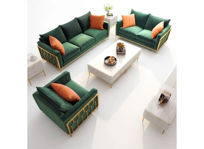 Sofa Leather Couch Upholstery Seat 3+2+1 Seater Suite Design Couches Sofas