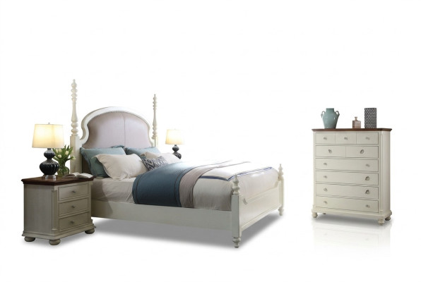 Bed, Nightstand, Stool, 4-piece Bedroom Set, Modern Design, Luxury, New Beds