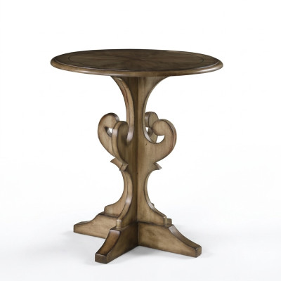 Couch Table Wood Sofa Round Side Design Tables Country House Living Room