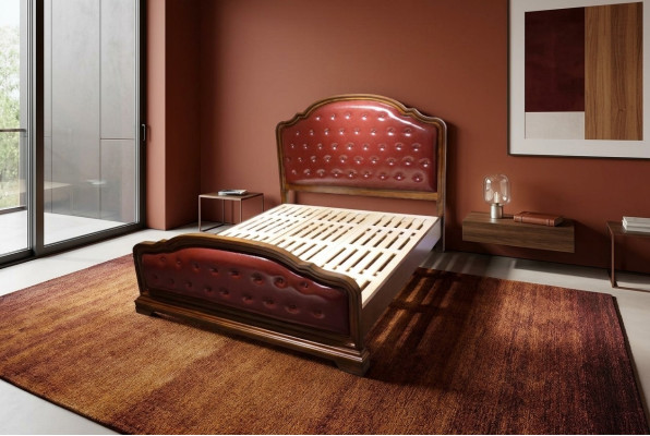Bed Cushion Design Luxury Double Hotel Beds Marriage Bedroom Leather 180x200cm