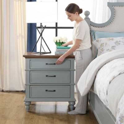 Nightstand consoles bedside tables side bedroom nightstands table modern