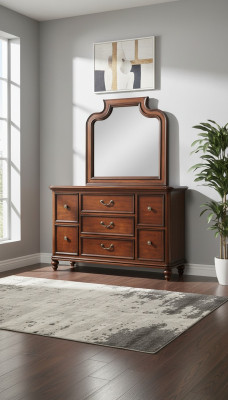 Dresser Sideboard Dressers Sideboards Living Room Modern Sideboard Mirror 2-piece.