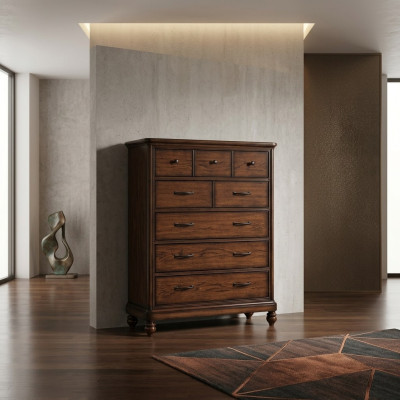 Country-style furniture high chest cabinet designer cabinets brown sideboard new