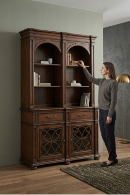 Design dresser side low board cabinet living room shelf luxury wood