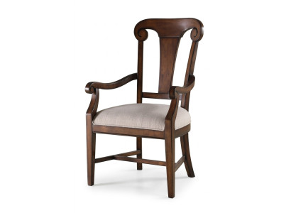 Classic chair dining room chair wood brown armrests armchair recliner chairs