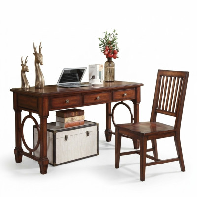 2-piece desk set office furniture table wood design furniture cabinet computer