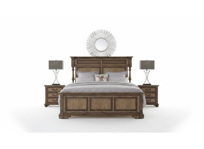 Country House Designer Furniture Bed Double Bedroom 180x200cm Beds Historicism