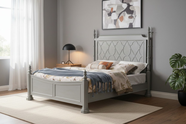Elegant bedroom set suite nightstand dresser bed designer furniture beds