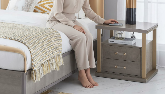 Design 1x bedside console tables furniture wood new table
