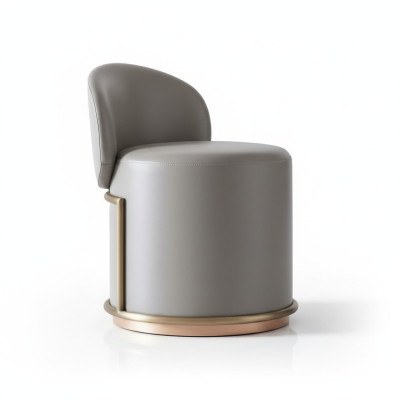 Stool Design Upholstered Footstool Ottoman Seat Leather Chaise Lounge Pouf
