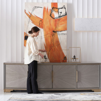Cabinet Tall Wardrobe Side Low Board Dressers Decor Designer Noble Luxury