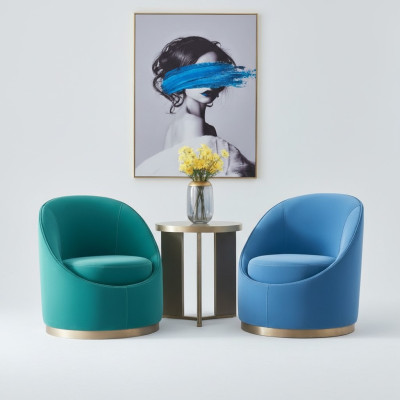 Armchair, TV couch, 1-seater sofa, textile fabric couches, upholstery design furniture new