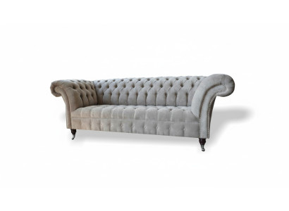 3-seater sofa living room landscape sofas upholstery suite fabric Chesterfield