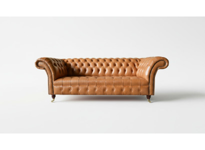 Chesterfield Design Luxury Upholstered Sofa Couch Seat Textile Suite Leather