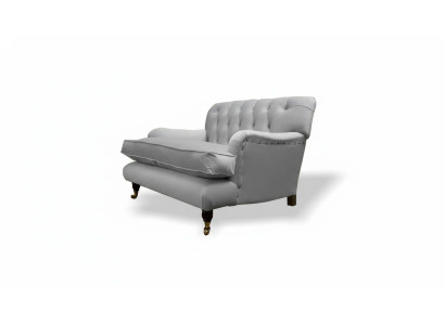 Chesterfield Armchair TV Design Upholstered Sofa Couch Chesterfield Fabric New