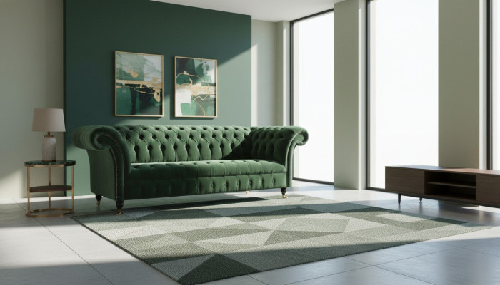 Chesterfield 3-seater sofas upholstered seat couch sofa set large couches