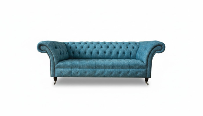 Chesterfield Couch Sofa Upholstery 3 Seater Decor Couches Seating Set Sofas