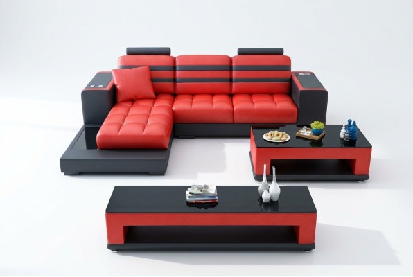 Corner sofa upholstered suite living landscape L-shaped designer sofa couch corner sofa luxury.