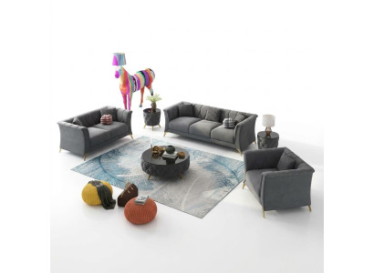 Designer sofa set 3+2+1 seater fabric couches upholstery suite sofas couch