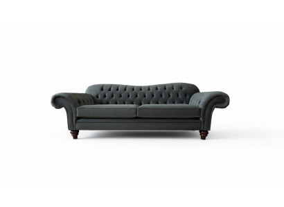 XXL Chesterfield Sofa 4-seater Couch Upholstery Seating Set Leather Textile