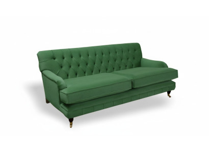 Chesterfield Designer Furniture High-Quality Three-Seater Couch Upholstery Fabric
