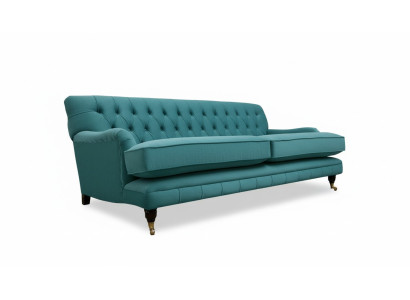 Textile sofa couch upholstery suite 3-seater couches sofas Chesterfield three-seater