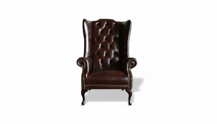 Chesterfield Wingback Armchair Upholstered Sofas Antique Style Armchair Chair Classic Furniture