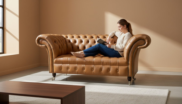 Sofa 2-seater upholstered designer couches sofas suite leather sofa two-seater new