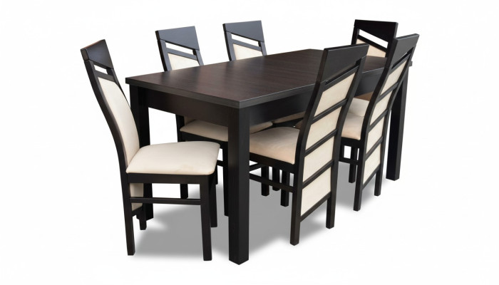 Complete dining room set reclining chair table 6x chairs luxury dining set 7-piece