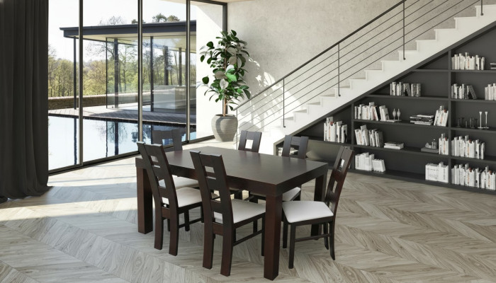 Classic dining room furniture dining set armchair table group 7-piece set classic