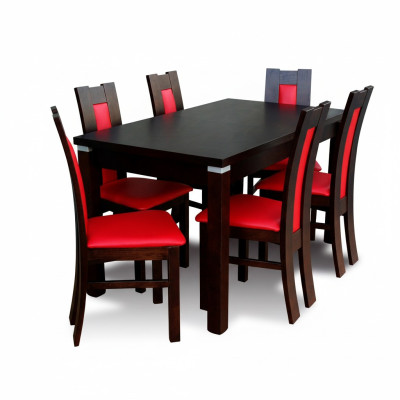 Armchair Style Furniture Dining Room Suite Chair Group Table 7-piece Set Sets New