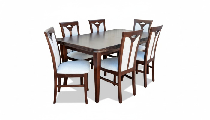 Classic Dining Room Furniture Dining Set Armchair Table Group 7-Piece Set Modern