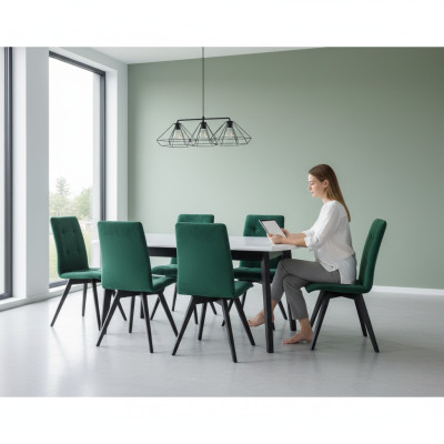 Dining table 6 chairs dining room set dining group classic table table suite new