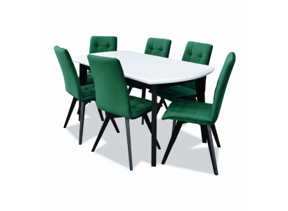Dining table 6 chairs dining room set dining group classic table table suite new