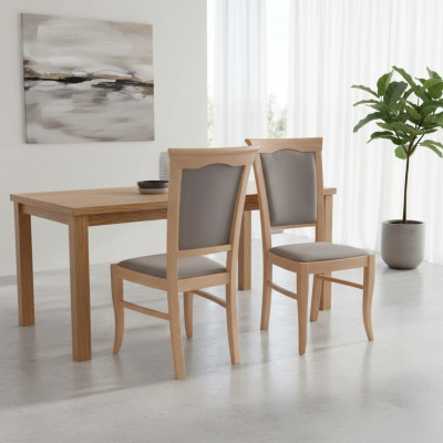 Design 1x Chair Set Dining Room Chair Armchair Gastro Wood Furniture Lounge Chairs Kitchen