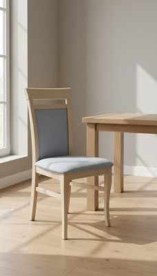 Design 1x Chairs Set for Restaurant Dining Room Chair Suite Armchair Upholstered Wooden Chairs