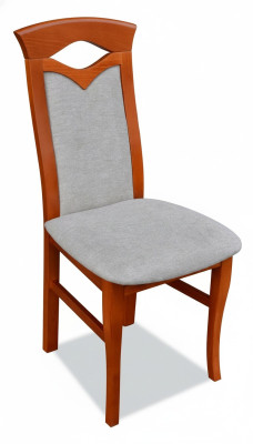 Upholstered chair armchair royal classic chairs upholstery backrest seat wood new!