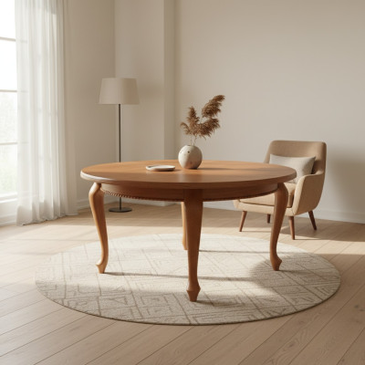 Dining table wooden table wood tables table dining room design luxury furniture 150x150/200cm