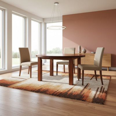 Dining table, table, dining room, living room, wood, modern tables, 100/140cm extendable, new