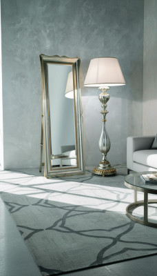 Classic designer mirror, large wall mirror, retro baroque rococo hanging mirror