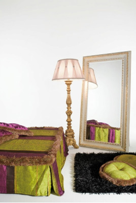 Classic wall mirror wooden frame mirror furniture baroque rococo glass frame wall new