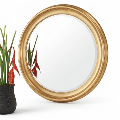 Mirror Wall Mirror Hallway Mirror Bathroom White Modern Wood Wall Decoration Mirror