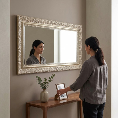 Interior design bedroom wall mirror decoration furniture living interior design bedroom mirror baroque