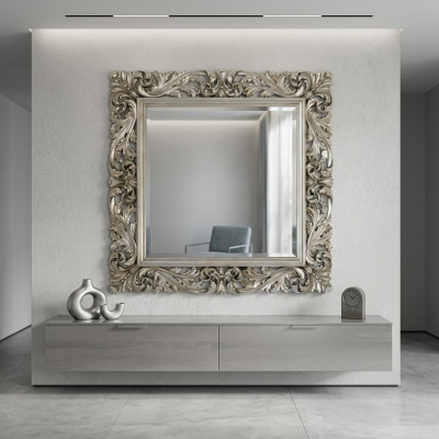 Classic Wall Mirror Wooden Frame Mirror 200x112 Frame Wall Hanging Mirror New