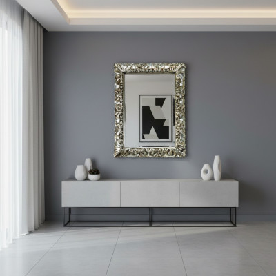 Classic Large Mirror Wall Mirror Hanging Mirror Wood Frame Wardrobe SP6890