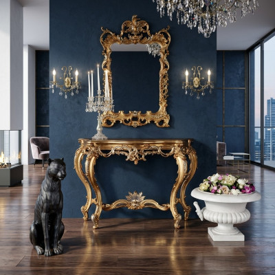 Classic Designer Mirror Large Wall Mirror Retro Country House - Model SP5000
