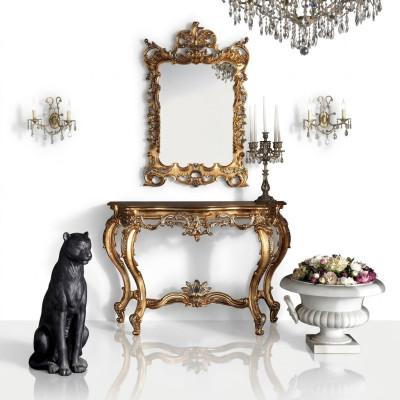 Classic Designer Mirror Large Wall Mirror Retro Country House - Model SP5000