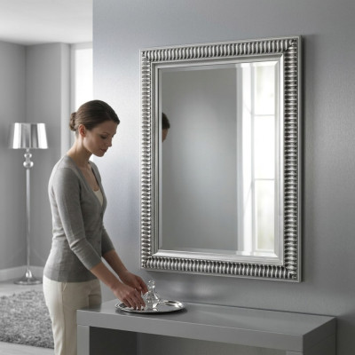 Mirror wood frame large wall mirror classic designer Baroque antique SP 7280